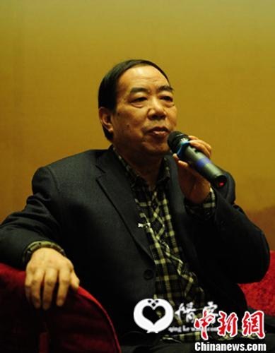 资料图:著名作家贾平凹。中新社发 崔楠 摄