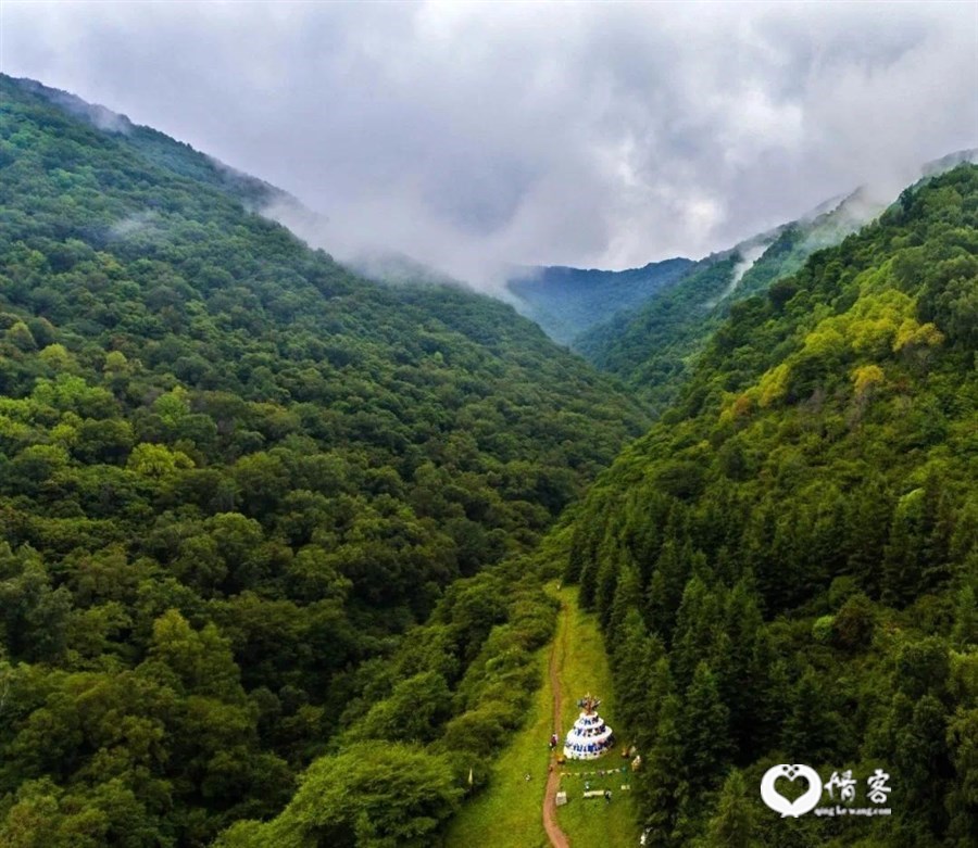 满目清凉的六盘山凉殿峡。摄影/祁学斌