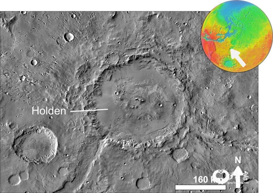 火星霍顿陨石坑丨NASA