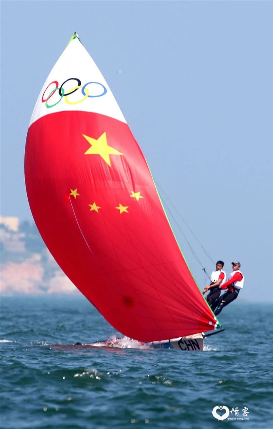 ▲ 2008年奥运会，帆船比赛赛场 。图/视觉中国
