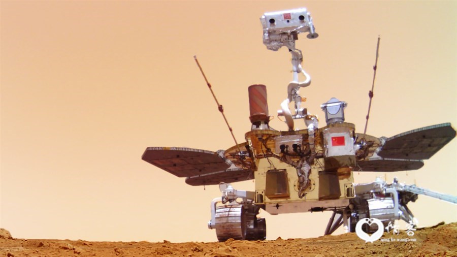 火星车自拍照丨国家航天局发布
